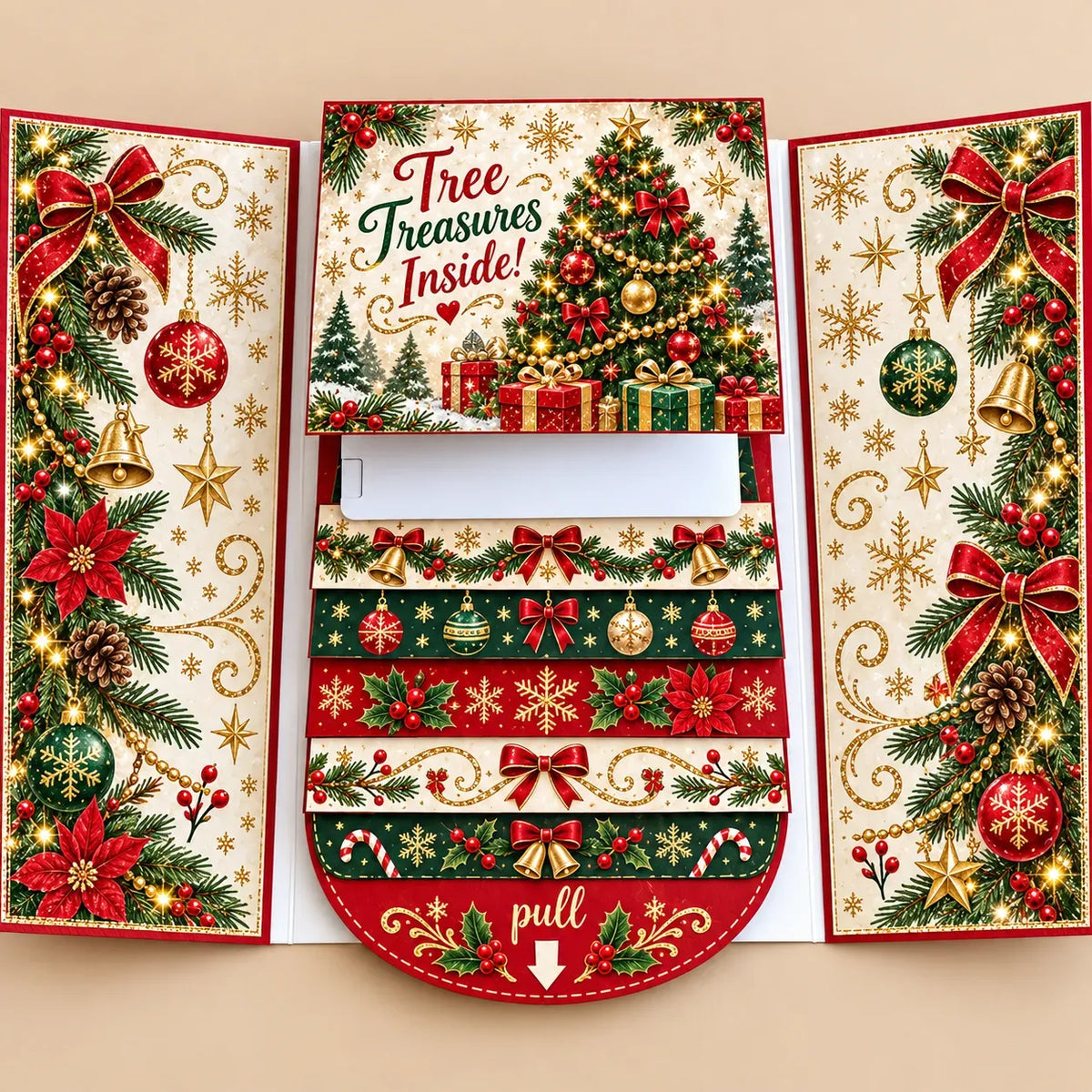 ⏰LAST DAY 50% OFF - 2026 New 🎅💳 Waterfall Christmas Gift Card Booklet ✨