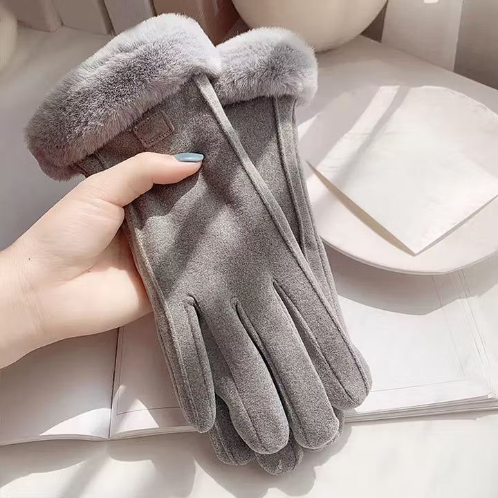 🎁❄Women's Warm Fuzzy Touchscreen Winter Gloves🧤