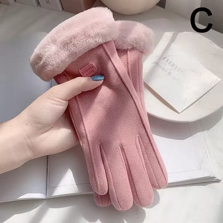 🎁❄Women's Warm Fuzzy Touchscreen Winter Gloves🧤