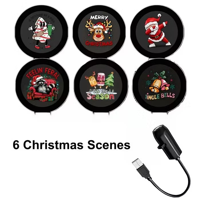 ✨Plug-&-Play HD Christmas Projector – 6 or 10 Festive Scenes(📦Buy 3 Free Shipping)