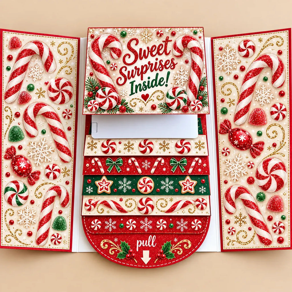 ⏰LAST DAY 50% OFF - 2026 New 🎅💳 Waterfall Christmas Gift Card Booklet ✨