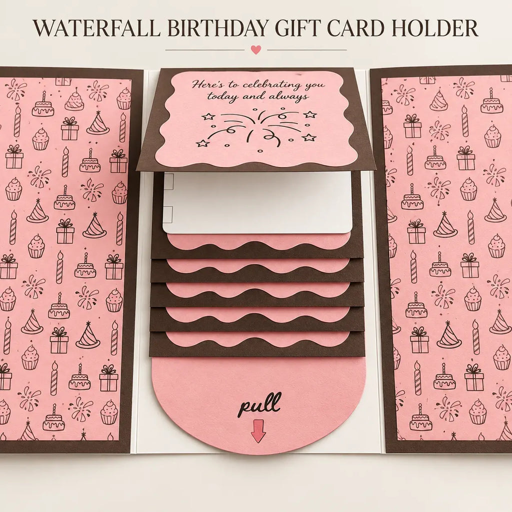 ⏰LAST DAY 50% OFF - 2026 New 🎅💳 Waterfall Christmas Gift Card Booklet ✨