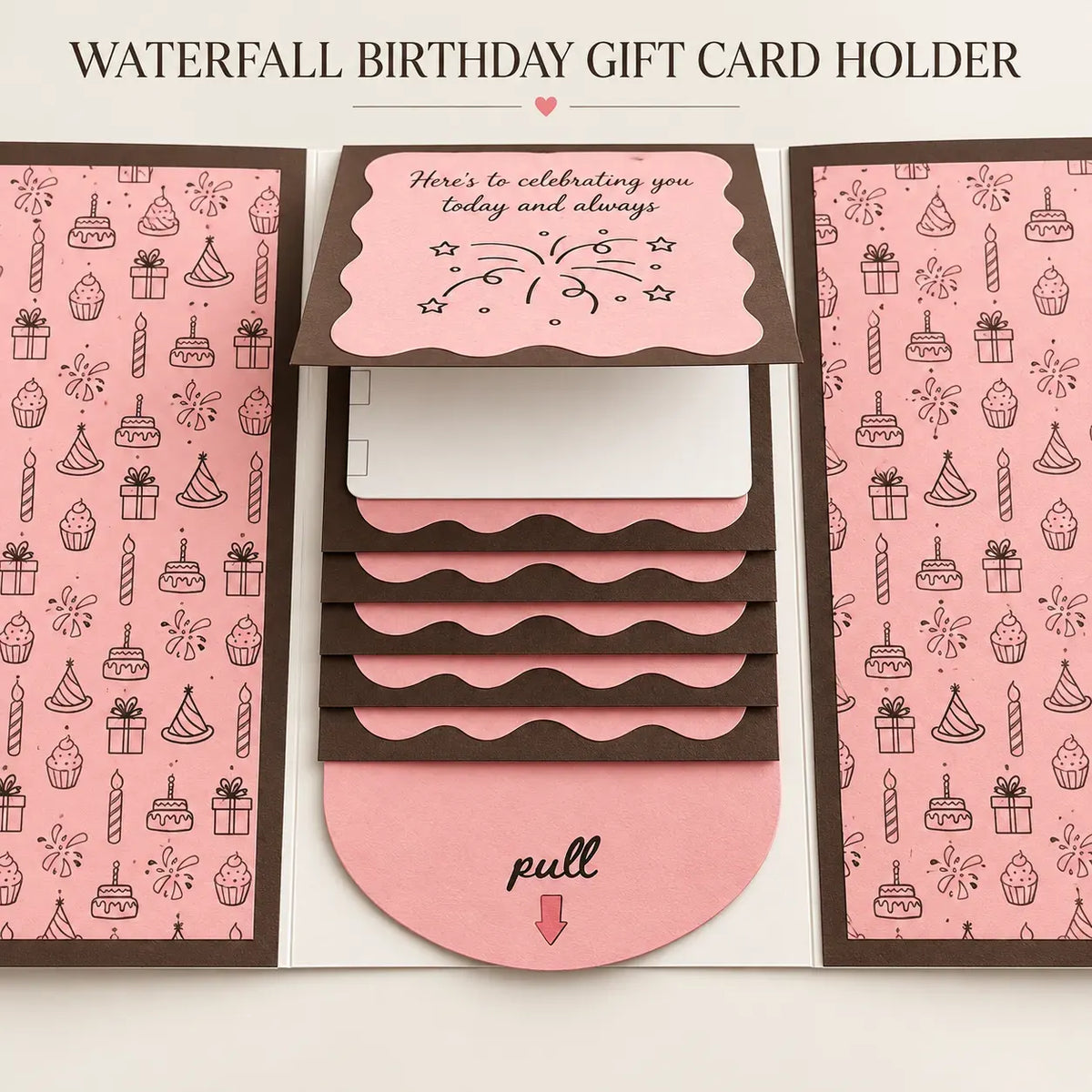 ⏰LAST DAY 50% OFF - 2026 New 🎅💳 Waterfall Christmas Gift Card Booklet ✨