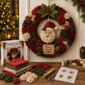 🎄 3D Fabric Poke Wreath DIY Kit