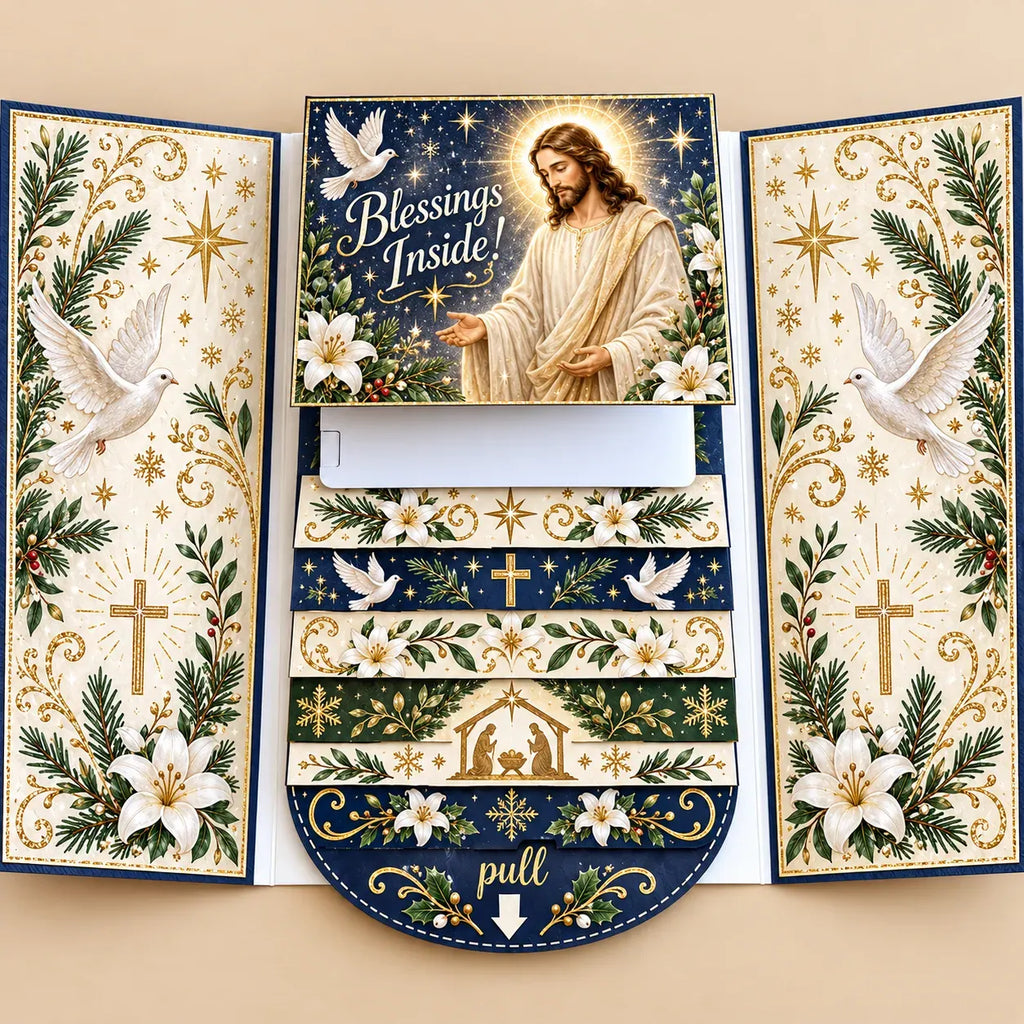 ⏰LAST DAY 50% OFF - 2026 New 🎅💳 Waterfall Christmas Gift Card Booklet ✨