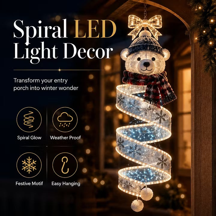 🎄Christmas Magic Spiral Hanging LED Light Collection