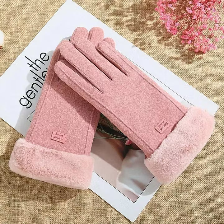 🎁❄Women's Warm Fuzzy Touchscreen Winter Gloves🧤