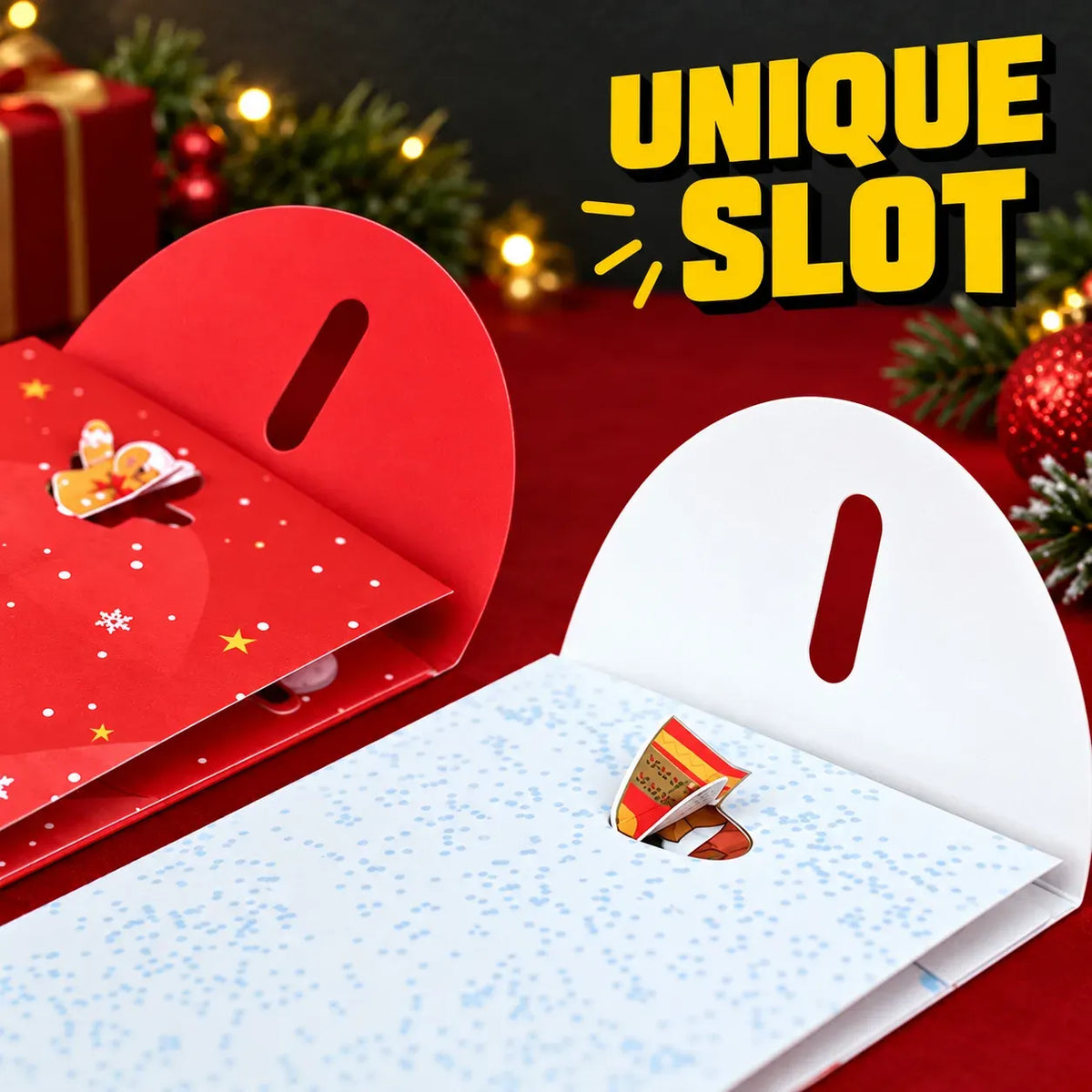 ⏰LAST DAY 50% OFF 🎄Handmade 3D Christmas Money Card – Pop-Up Holiday Card with Cash Envelope & Messa