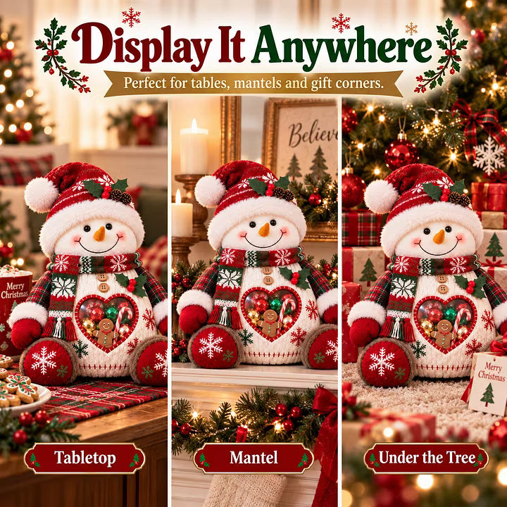 🎅 🎄 Christmas Character Refillable Treat Holder
