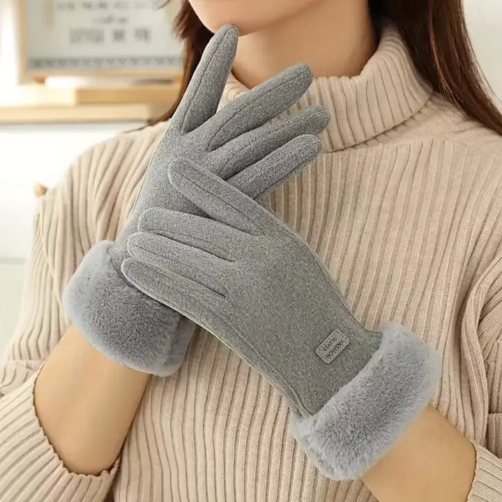 🎁❄Women's Warm Fuzzy Touchscreen Winter Gloves🧤