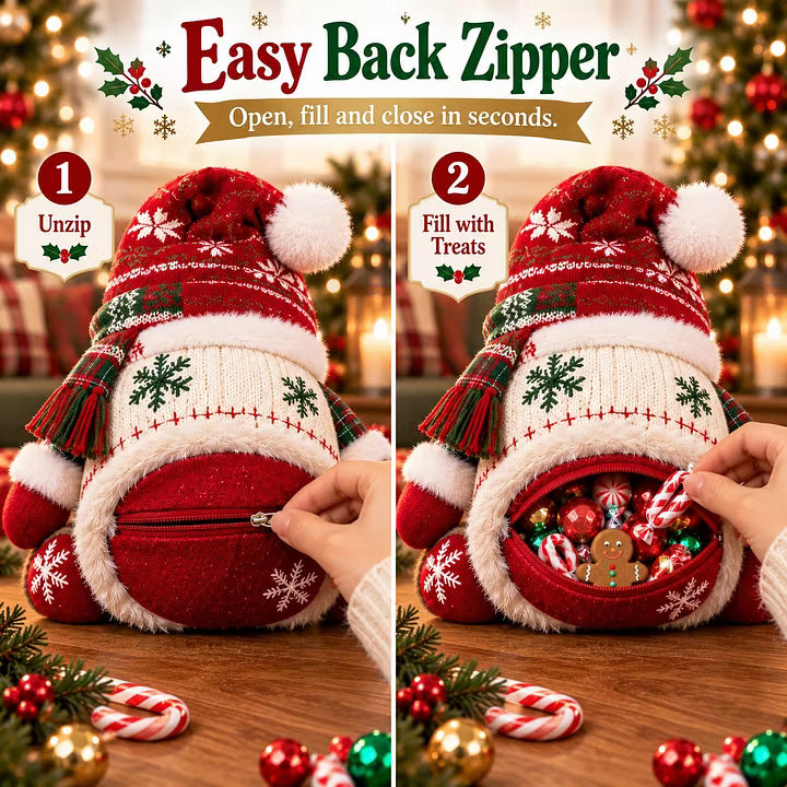 🎅 🎄 Christmas Character Refillable Treat Holder