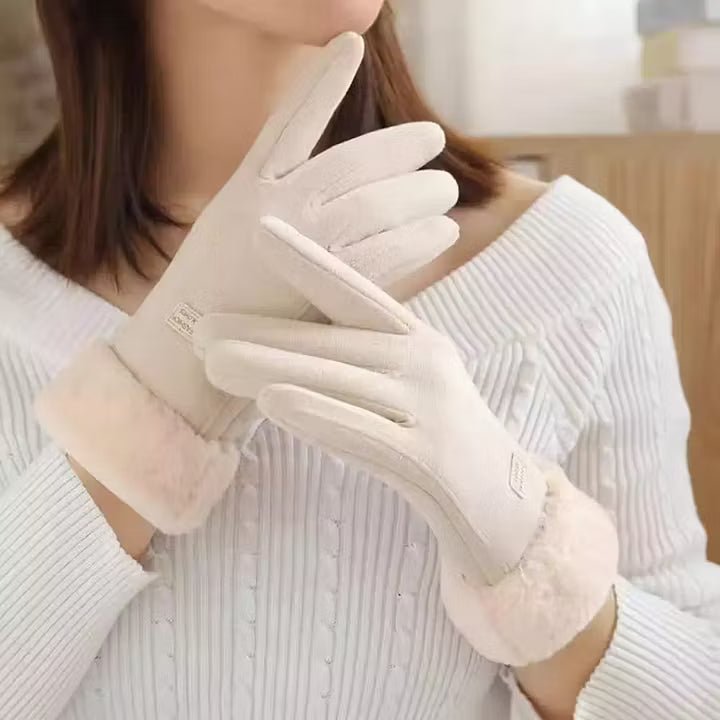 🎁❄Women's Warm Fuzzy Touchscreen Winter Gloves🧤