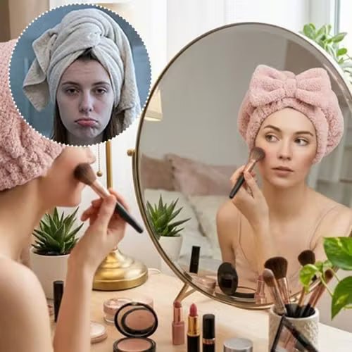 🔥Buy 2 Get 1 Free! Coral Velvet Cute Bow Hair Drying Cap🛁
