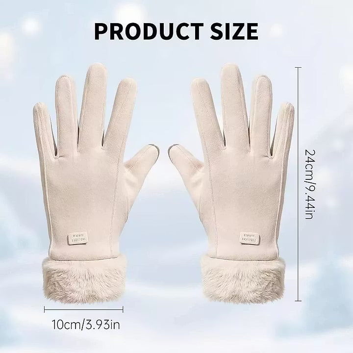 🎁❄Women's Warm Fuzzy Touchscreen Winter Gloves🧤