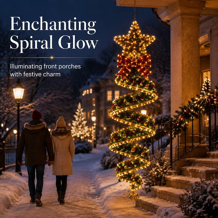🎄Christmas Magic Spiral Hanging LED Light Collection