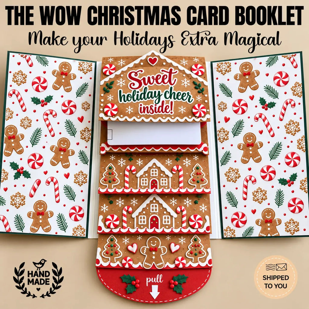 ⏰LAST DAY 50% OFF - 2026 New 🎅💳 Waterfall Christmas Gift Card Booklet ✨