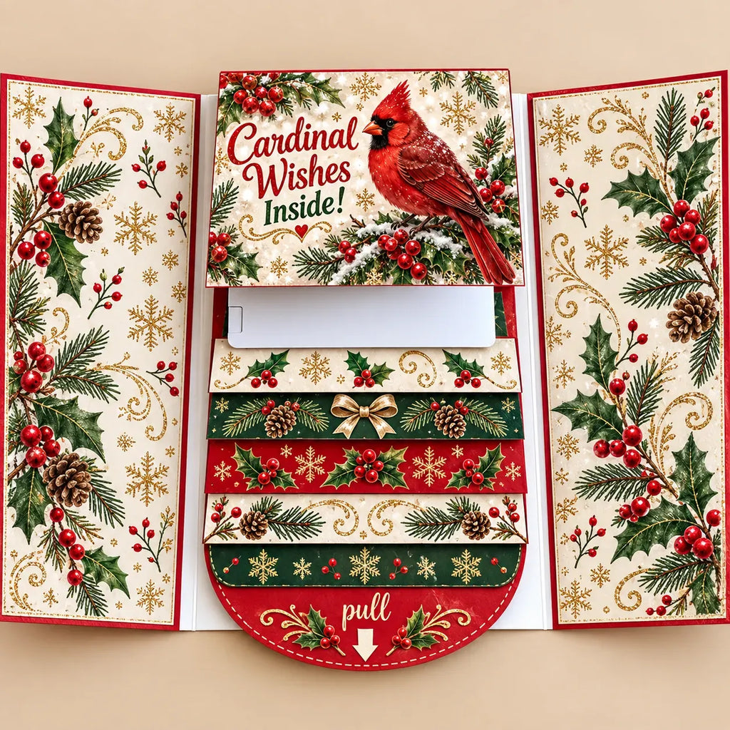 ⏰LAST DAY 50% OFF - 2026 New 🎅💳 Waterfall Christmas Gift Card Booklet ✨