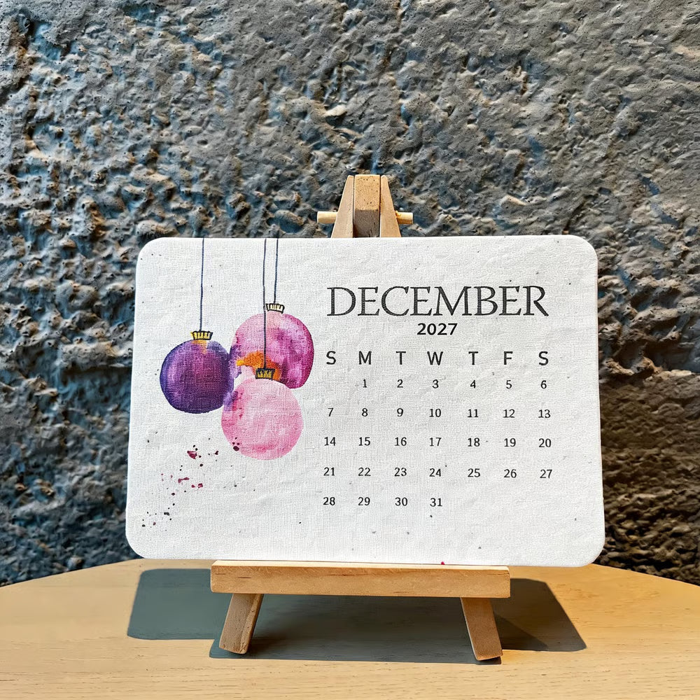 🌱Eco-Friendly Plantable "Timeless" Seed Calendar 2027 ✨ Plan•Plant•Grow•Enjoy
