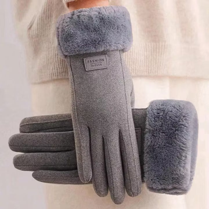 🎁❄Women's Warm Fuzzy Touchscreen Winter Gloves🧤