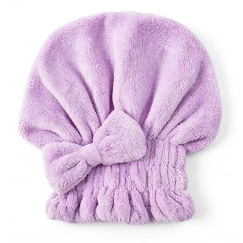 🔥Buy 2 Get 1 Free! Coral Velvet Cute Bow Hair Drying Cap🛁