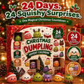🎅 CHRISTMAS SPECIAL 50%OFF🔥 | 24 Days of Mini Squishies –🎄 Cute 2026 Advent Calendar with Daily Dumpling Surprises🎁
